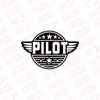 Fly High Pilot Emblem for Trucks