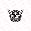 Aviation Enthusiast Badge for Cars