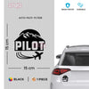 Wings of a Pilot Sticker for Cars