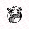 Wanderlust Traveller Emblem for Cars