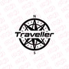 Travel More Badge for Laptops and Vehicles