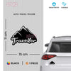 Stylish Globe Trotter Decal for Vehicles