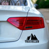 Traveller Life Badge for Bikes and Cars