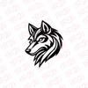 Howling Wolf Decal for Adventure Lovers