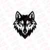 Lone Wolf Car Window Sticker