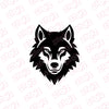 Wild Spirit Wolf Sticker for Adventure Seekers