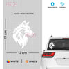 Bold Wolf Emblem for Cars and Bikes