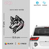 Howling Wolf Decal for Adventure Lovers