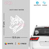 Howling Wolf Decal for Adventure Lovers