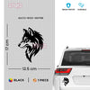 Wolf Head Emblem for Bold Drivers