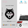 Wild Wolf Car Decal for Free Spirits