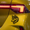 Howling Wolf Decal for Adventure Lovers