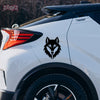 Fierce Wolf Design Sticker for Vehicles