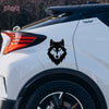 Wild Spirit Wolf Sticker for Adventure Seekers