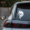 Wolf Head Emblem for Bold Drivers