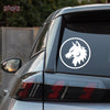 Mystical Wolf Design for Car Windows